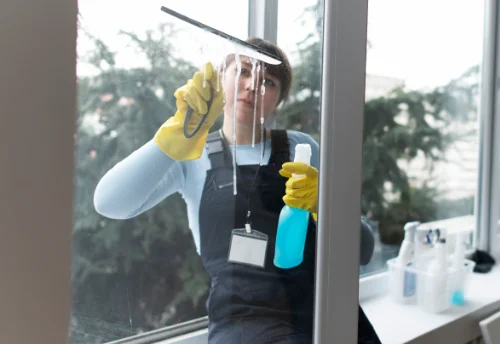 Nettoyage de vitres intérieures et extérieures à la Fosse-Corduan